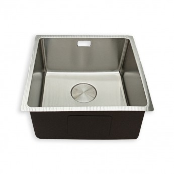 IVENTO Kitchen sink 050 for built-in installation with siphon. Size 440x440x200 mm, Inox 20. Kitchen sinks and vent hoods