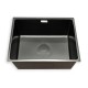 IVENTO Kitchen sink 050 for built-in installation with siphon. Size 540x440x200 mm, Embossed black 20L.050.12 - 20. Kitchen sinks and vent hoods IVENTO Kitchen sink 050 for built-in installation with siphon. Size 540x440x200 mm, Embossed black 20. Kitchen sinks and vent hoods