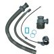 IVENTO 050 Кухненска мивка за вграждане с сифон, отцедник и дъска за рязане – 760x480x230 мм, четкан инокс 20. Мивки и аспиратори
