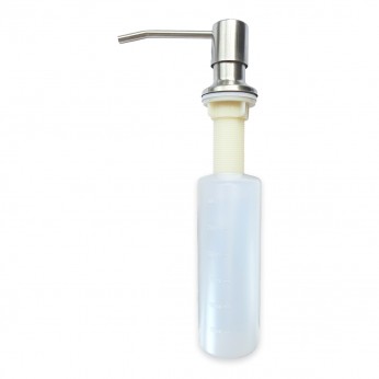 IVENTO Liquid soap or hand sanitizer dispenser, 300 ml, Chrome – built-in model with PVC tank 20. Kitchen sinks and vent hoods