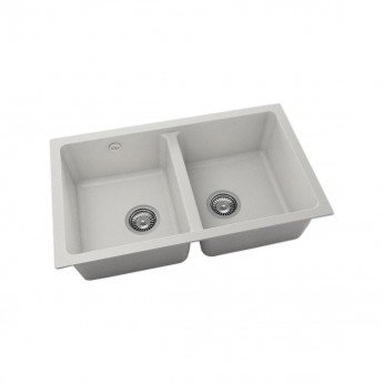 Two Bowl Кitchen sink -  Undermount, Flush-Mount or Topmount Installation 78х46 FAT 245 20. Kitchen sinks and vent hoods