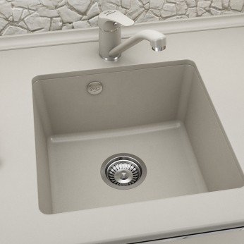 Кitchen sink - Undermount, Flush-Mount or Topmount Installation 46х46 FAT 241 20L.112.241 - 20. Kitchen sinks and vent hoods Кitchen sink - Undermount, Flush-Mount or Topmount Installation 46х46 FAT 241 20. Kitchen sinks and vent hoods