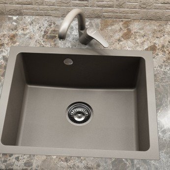 Кitchen sink - Undermount, Flush-Mount or Topmount Installation 56х46 FAT 242 20L.112.242 - 20. Kitchen sinks and vent hoods Кitchen sink - Undermount, Flush-Mount or Topmount Installation 56х46 FAT 242 20. Kitchen sinks and vent hoods