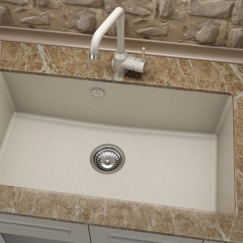 Кitchen sink - Undermount, Flush-Mount or Topmount Installation 76х46 FAT 244 20L.112.244 - 20. Kitchen sinks and vent hoods Кitchen sink - Undermount, Flush-Mount or Topmount Installation 76х46 FAT 244 20. Kitchen sinks and vent hoods