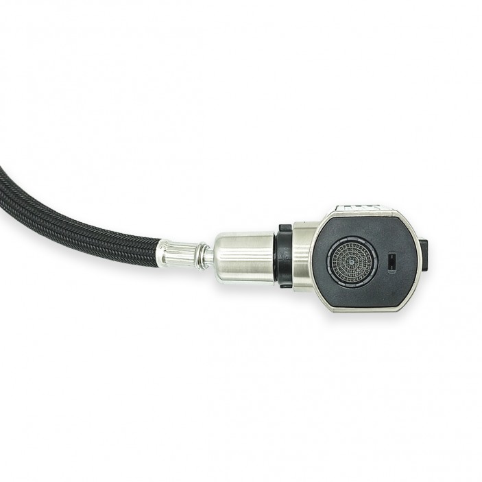 IVENTO Смесител с издърпващ се голям правоъгълен чучур с нормална или „дъждовна“ струя. Бутон за настройка на водната струя. Инокс 20L.310.01 - 20. Мивки и аспиратори IVENTO Смесител с издърпващ се голям правоъгълен чучур с нормална или „дъждовна“ струя. Бутон за настройка на водната струя. Инокс 20. Мивки и аспиратори