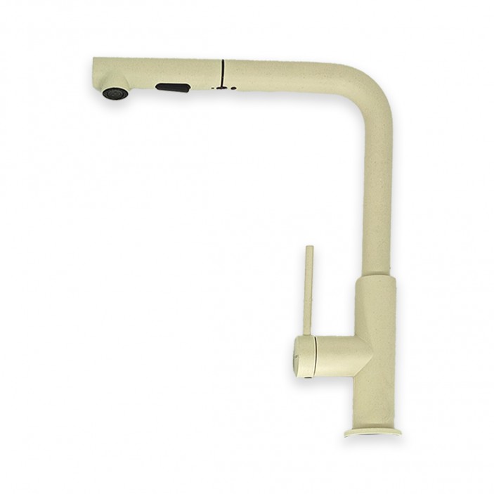 IVENTO Kitchen sink mixer with pull-out spout design, VANILLA 20. Kitchen sinks and vent hoods