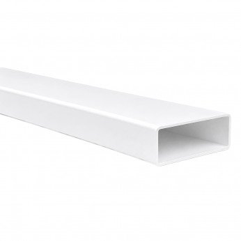 Плосък въздуховод PVC, 1.5 м. 55х110 мм. 20. Мивки, смесители, аспиратори и въздуховоди