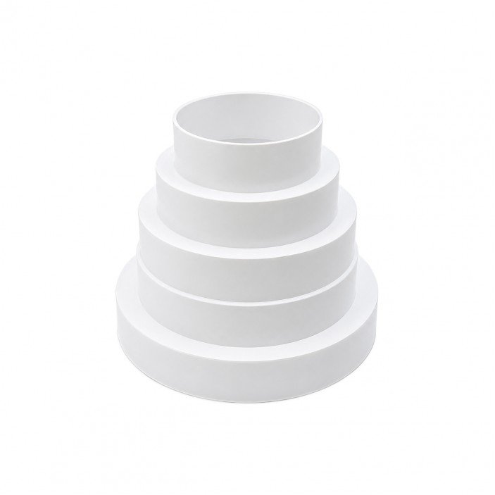 PVC step round reducer Ø80/100/120/125/150 20L.502.02 - 20. Kitchen sinks and vent hoods PVC step round reducer Ø80/100/120/125/150 20. Kitchen sinks and vent hoods