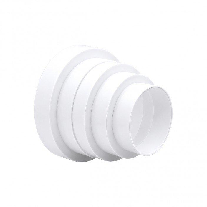 PVC step round reducer Ø80/100/120/125/150 20L.502.02 - 20. Kitchen sinks and vent hoods PVC step round reducer Ø80/100/120/125/150 20. Kitchen sinks and vent hoods