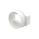PVC round to flat connector 55х110/Ø100 20L.502.03 - 20. Kitchen sinks and vent hoods PVC round to flat connector 55х110/Ø100 20. Kitchen sinks and vent hoods