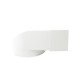 PVC round to flat angle connector 55х110/Ø100 20. Kitchen sinks and vent hoods