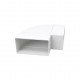 PVC horizontal angle connector 55х110 20L.502.05 - 20. Kitchen sinks and vent hoods PVC horizontal angle connector 55х110 20. Kitchen sinks and vent hoods