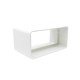 PVC connector 55х110 KS 20L.502.10 - Kitchen sinks and vent hoods PVC connector 55х110 KS Kitchen sinks and vent hoods