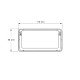 PVC connector 55х110 KS 20L.502.10 - Kitchen sinks and vent hoods PVC connector 55х110 KS Kitchen sinks and vent hoods