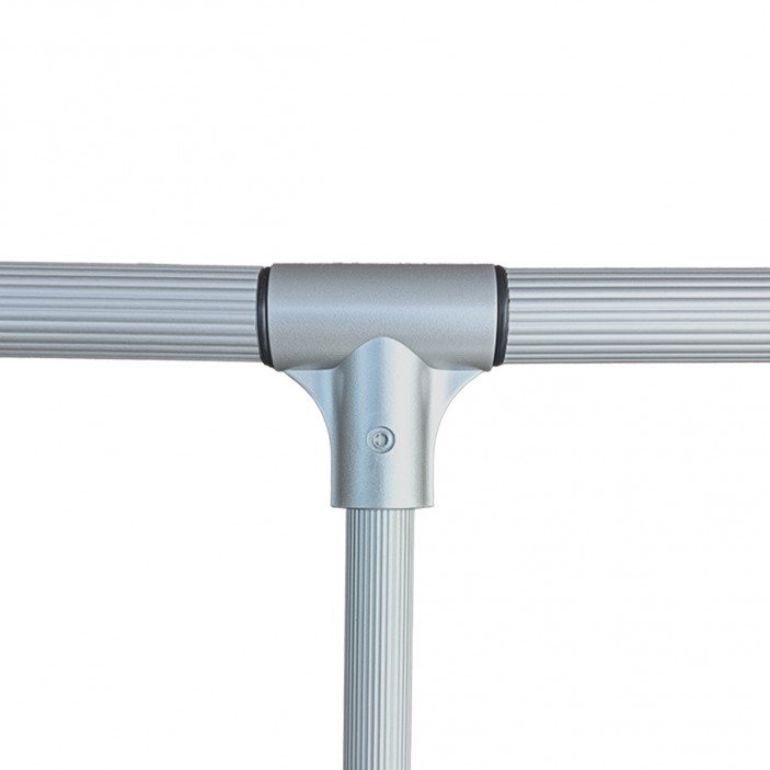 IVENTO K Wardrobe lift with smooth retraction, Matt chrome + Aluminum 21L.10.20-21 - 21. Wardrobe fittings and accessories IVENTO K Wardrobe lift with smooth retraction, Matt chrome + Aluminum 21. Wardrobe fittings and accessories