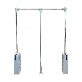 IVENTO K Wardrobe lift, Matt chrome - Chrome 21.10.30-31 - Wardrobe fittings and accessories IVENTO K Wardrobe lift, Matt chrome - Chrome Wardrobe fittings and accessories