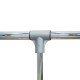 IVENTO K Wardrobe lift, Matt chrome - Chrome Wardrobe fittings and accessories