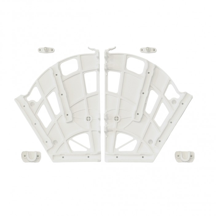 Double shoe rack, white Wardrobe fittings and accessories