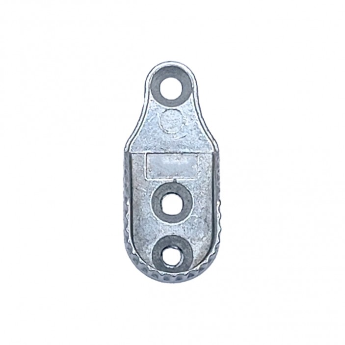 End bracket for wardrobe oval tube 15/30 - Nickel 21L.954.05 - 21. Wardrobe fittings and accessories End bracket for wardrobe oval tube 15/30 - Nickel 21. Wardrobe fittings and accessories