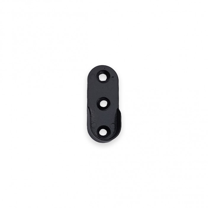 Oval tube holder 15/32 mm. - Black 21L.954.16 - 21. Wardrobe fittings and accessories Oval tube holder 15/32 mm. - Black 21. Wardrobe fittings and accessories