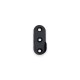 Oval tube holder 15/32 mm. - Black 21L.954.16 - 21. Wardrobe fittings and accessories Oval tube holder 15/32 mm. - Black 21. Wardrobe fittings and accessories