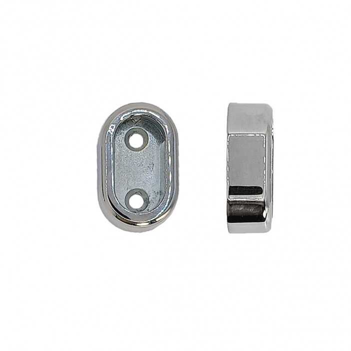 IVENTO Конзола за овална тръба с капаче - хром 21. Гардеробни елементи и аксесоари