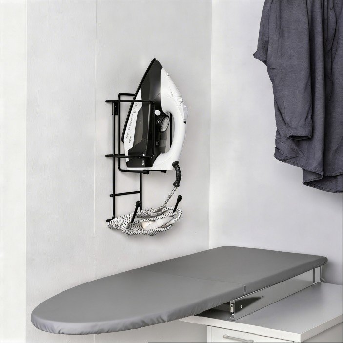 OSKAR Поставка за ютия - черно Гардеробни елементи и аксесоари