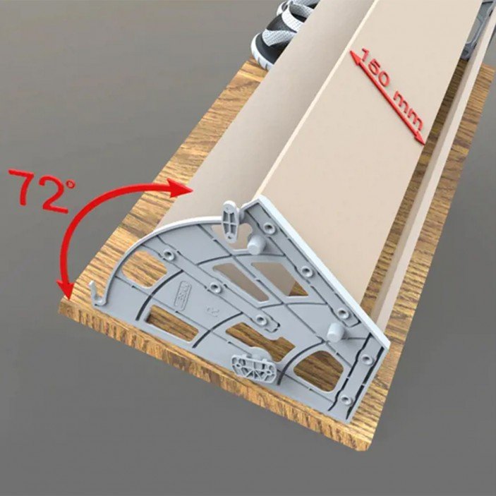 Double shoe rack, white Wardrobe fittings and accessories