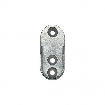 IVENTO Oval tube holder 32mm. Wardrobe fittings and accessories
