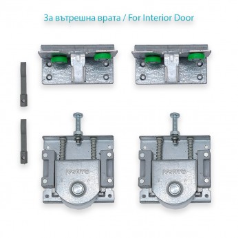 IVENTO Mechanism 22L.030 for wardrobe for external sliding doors with bottom guide 22. Sliding door mechanisms