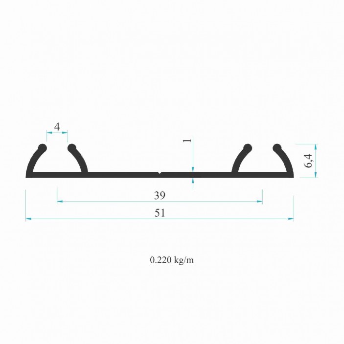 IVENTO Mechanism 22L.030 for wardrobe for external sliding doors with bottom guide 22L.030. - 22. Sliding door mechanisms IVENTO Mechanism 22L.030 for wardrobe for external sliding doors with bottom guide 22. Sliding door mechanisms