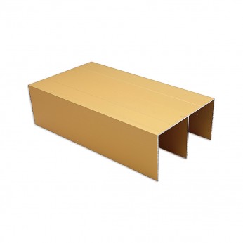 IVENTO Top rail for sliding doors, suitable for system 22L.050, matt gold