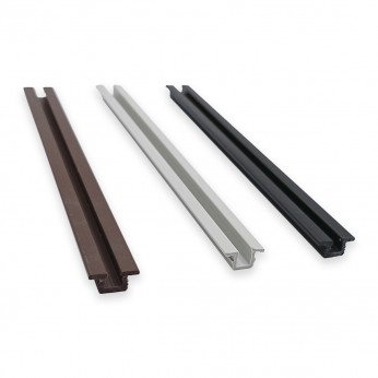 Bottom Single Track for Sliding Wardrobe Doors with Bottom Guide