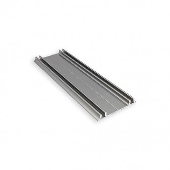 Lower double track for system 22L.JUNIOR-6 INDAMATIC, inox