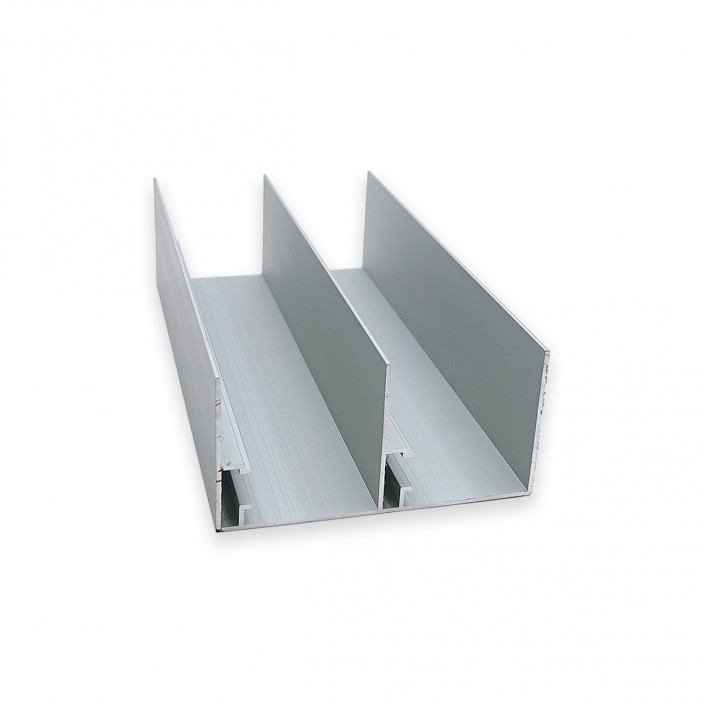 JUNIOR wardrobe door mechanism set WITHOUT soft closing for sliding doors with bottom guide 22L.114.01YE 22. Sliding door mechanisms