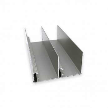 Upper double track for system 22L.JUNIOR-6 INDAMATIC - INOX