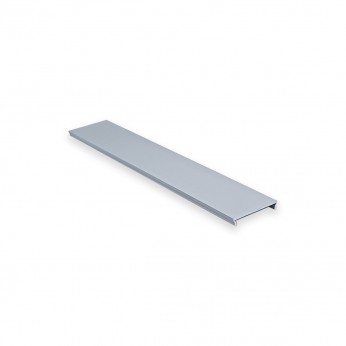 Lower double rail cover for system, matt chrome