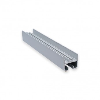 Upper system profile, matt chrome