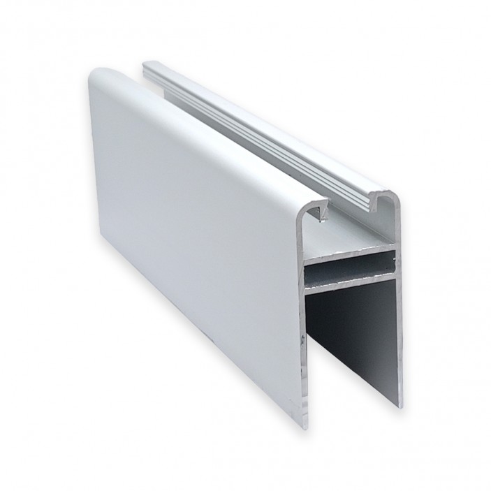 Sliding door mechanism kit with bottom guide suitable for glass and chipboard - 22L.023K 22. Sliding door mechanisms