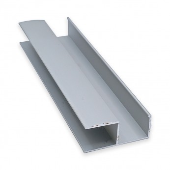 Кант-дръжка за гардероби, мат хром за ПДЧ 16mm. 22. Механизми за плъзгащи врати