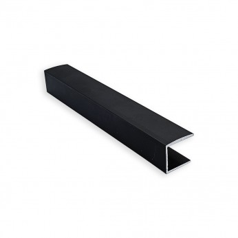 Кант - дръжка за гардероби 16mm. - Цвят черно 22. Механизми за плъзгащи врати