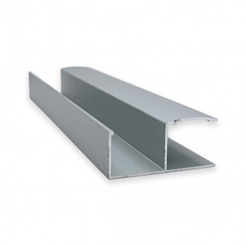 IVENTO A Кант-дръжка за гардероб, мат хром за плоскост 16 mm. 22. Механизми за плъзгащи врати