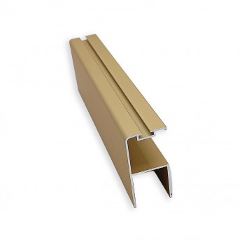 Кант дръжка за гардероби - златна 22. Механизми за плъзгащи врати