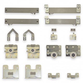 IVENTО Механизъм комплект с 4  плавни 30-40 кг. за 2 врата 80 кг Механизми за плъзгащи врати