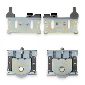 IVENTO - Sliding door mechanism set with bottom guide (interior doors) - for 1 door up to 80 kg.