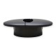 IVENTO Desk cable tidy oval diameter 60 black Office table legs and accessories