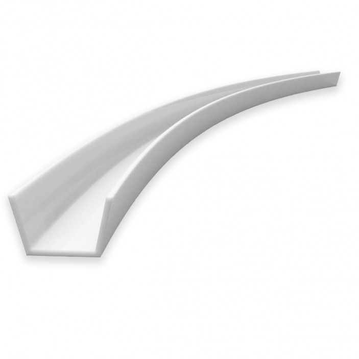 Glass gasket MK-2/MK-4 26L.130-131.05 - Aluminium furniture door profiles Glass gasket MK-2/MK-4 Aluminium furniture door profiles