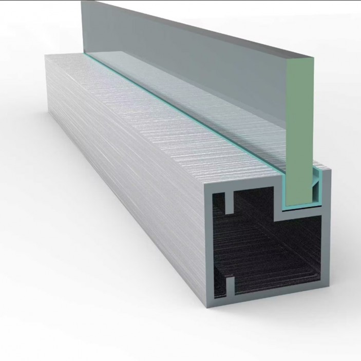 Seal with claw for profile 26L.010.XX 26L.133 - 26. Aluminium furniture door profiles Seal with claw for profile 26L.010.XX 26. Aluminium furniture door profiles