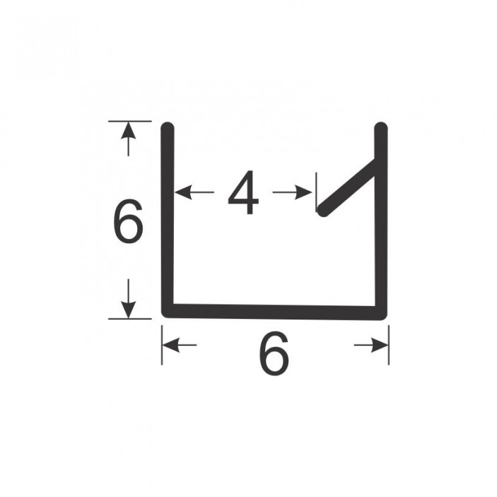 Seal with claw for profile 26L.010.XX 26L.133 - 26. Aluminium furniture door profiles Seal with claw for profile 26L.010.XX 26. Aluminium furniture door profiles
