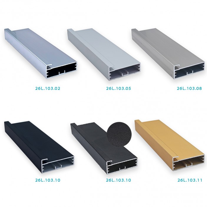 Aluminium dooor profile MK-4 Aluminium furniture door profiles